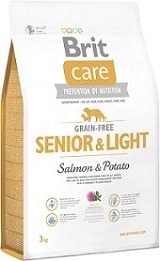 Brit Care Senior og Light - Laks & kartoffel- Laks & kartoffel